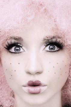 Doll Cotton Candy Costume, Doll Makeup Halloween, Doll Face Makeup, Candy Makeup, Candy Costumes, Diy Kostüm