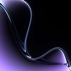 an abstract blue and purple background with wavy lines in the shape of a curved curve