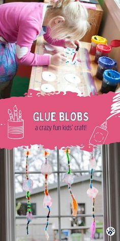 Brighten up your windows with this fun and easy crazy glue craft for kids! 🖌️✨ Playroom Activities, Craft Ideas With Paper, Ideas With Paper, Glue Craft, Diy Bird Bath, Art And Craft Ideas, Craft Kids, Art Activities For Kids, Crafts With Pictures