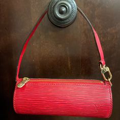 100% Authentic Louis Vuitton, Mini Red Papillon. This Bag Is In Excellent Condition With No Signs Of Wear. You Can Add A Strap Or Chain Extension. Louis Vuitton Mini, Bags Louis Vuitton, Louis Vuitton Bags, Authentic Louis Vuitton, Louis Vuitton Bag, Mini Bag, New Color, Bag Lady, Like New