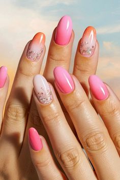 Get ready to be inspired by the cutest Pink Summer Nails Ideas that are perfect for the sunny season! Find trendy and summery nails, including light and bright designs like pink French tips, neon beach nails, and cute pink nails with flowers. Save this pin for amazing nail inspo that you'll want to try all summer long! Light Pink Summer Nails, Pink Nails Spring, Nails Pink Summer, Summer Nails Pink, Pink French Tips, Short Pink Nails, Summer Nails Ideas, Flamingo Nails, Pink Summer Nails