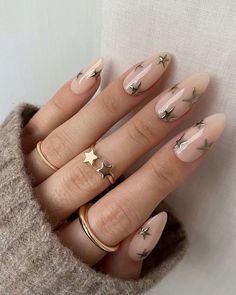 Wedding Day Nails, Star Nail Designs, Gold Nail Designs, Prom Nails, Dream Nails, Chic Nails