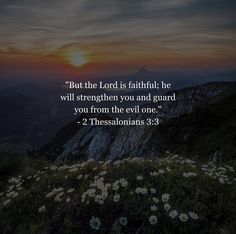 "But the Lord is faithful; He will strengthen you and guard you from the evil one." 2 Thessalonians 3:3  dailyscriptureposts on Instagram 2 Thessalonians, Scripture Quotes Bible, Faith Hope, Reading, Quotes, Instagram