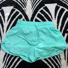 Mint Green, Fits Like Medium, Perfect For Pool Bday Stuff, Green Fits, Shoe Inspo, Shorts Athletic, Summer Shorts, Athletic Shorts, Mint Green, Forever 21, Cute Outfits