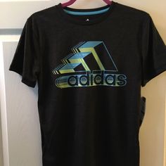 Nwt Authentic Adidas Aeroready Boy’s Black Graphic Short Sleeves T-Shirt. Brand New With Tag Never Worn No Damages Nor Stains Review All Pics Before Purchase Size 10/12 Approx Measurements: Armpit To Armpit 16.5”; 24”L Questions Are Welcome Before Purchase Cheap Sporty T-shirt With Number Print, Adidas Black T-shirt With Letter Print, Short Hoodie, Soccer Tees, Adidas Short, Boy M, Adidas Tee, Adidas Girl, Club Shirts