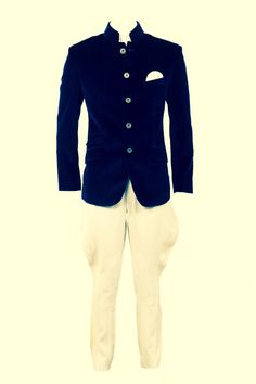 blue and white Jodhpuri White Jodhpuri, Jodhpuri Suits, Jodhpuri Suits For Men, Stylish Men Wear, Indian Men Fashion, Groom Wear, Groom Outfit