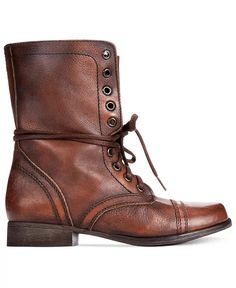 Steve Madden - Troopa Boots Steve Madden Troopa Boots, Steve Madden Boots, Lace Up Combat Boots, Womens Tights, Menswear Inspired, Moto Boots, Steve Madden Shoes, Boot Shoes Women, Handbag Accessories