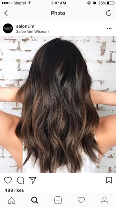 In Style Hair, Balayage Hair Morenas, Brunette Fall Hair, Dark Brown Highlights, Hair Balayage, Brown Highlights