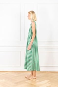 Casual Sleeveless Gingham Midi Dress, Sleeveless Plaid Midi Dress For Summer, Sleeveless Plaid Dress For Daywear, Casual Sleeveless Plaid Midi Dress, Casual Sleeveless Plaid Dress For Daywear, Casual Plaid Sleeveless Midi Dress, Sleeveless Gingham Midi Dress For Daywear, Plaid Sleeveless Midi Dress For Daywear, Inspired Aesthetic