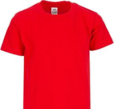 Casual Red Plain T-shirt, Red Plain Crew Neck Shirt, Red Crew Neck Plain Shirt, Pro Club, Soccer Shop, Simple Tshirt, Backpack Sport, Brand Sale, Range Of Motion