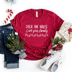 Santa I Know Him, La Shirt, Librarian Shirt, Christmas Party Shirts, Cute Christmas Shirts, Womens Christmas Shirts, Peppermint Mocha, Merry Christmas Shirts, Sign Ideas