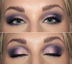 Like Mary Kay? www.marykay.com/cschepers Blue Smokey Eye, Purple Smokey Eye, Makeup Tip, Purple Eyeshadow, Evening Makeup, Smokey Eyes, Blue Eye Makeup