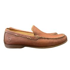 Men's Lewis Leather Venetian Cognac Driving Loafer Size 8.5 Or Women's Size 10 New Without Tags Super Soft And Comfortable! Goodyear Welted Leather Moccasins For Fall, Brown Swift Leather Plain Toe Loafers, Masculine Loafers With Leather Footbed And Round Toe, Classic Business Slip-ons In Swift Leather, Casual Moc Toe Dress Shoes With Leather Footbed, Casual Business Leather Shoes In Swift Leather, Casual Goodyear Welted Leather Business Shoes, Casual Slip-on Goodyear Welted Moccasins, Masculine Leather Sole Slip-ons With Round Toe