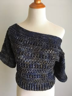 a crocheted sweater is shown on a mannequin torso and has the words, felicity sweater crochet pattern seridify - as - always com