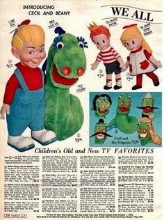 an advertisement for children's old and new tv favorites