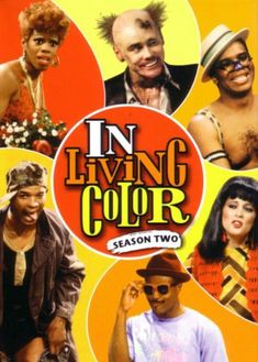 the poster for in living color season two, starring actors from various eras and ages