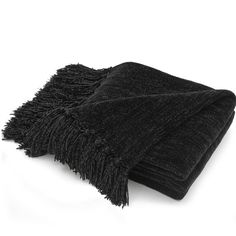 a black towel folded on top of each other