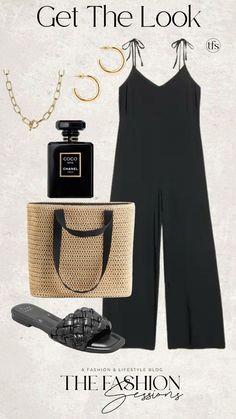 Sandals Outfit Casual, Sandals Outfit Summer, Fashion Capsule Wardrobe, Outfit Shop, Jumpsuit Outfit, Straw Bags, Summer Outfit Inspiration, Casual Chic Outfit