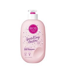 Introducing our limited-edition, Sparkling Amber Holiday Body Lotion. This lotion is glamorous & addictive with notes of cotton candy, kir royale, and ambroxan. eos 24H body lotion with instantly moisturizing Shea Oil + lasting protection Shea Butter quickly absorbs for 24-hour hydration. Say hello to… fast-absorption, lightweight, soft skin, and sustainable shea. Say goodbye to… greasiness, heaviness, and sticky residue. Eos Lotion, Holiday Skincare, Vaseline Original, Eos Products, Kir Royale, Body Lotion Cream, Moisturizing Body Lotion, Sugar Body Scrub, Sugar Body