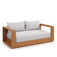 Modway Tahoe Love Seats, Natural Light Gray Outdoor Patio Couch, Modern Outdoor Sofa, Wood Loveseat, Wood Couch, Cozy Porch, Outdoor Patio Sofa, Modern Outdoor Sofas, Contemporary Loveseat, Modern Outdoor Patio