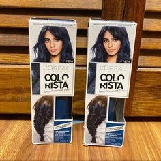 Read: L Brand New Hair Dye Bundle. L'oral Colorista Midnight Blue 15 Semi-Permanent. Color Lasts Up To 7-15 Shampoos. Just The Box Itself May Show Signs Of Wear. Quantity: 2 Color : Midnight Blue Final Sale No Returns Ask Questions & Review Photos Loreal Paris Feria, Silver Hair Dye, Temporary Hair Color Spray, Loreal Hair Color, Loreal Hair, Hair Color Spray, Medium Brown Hair, Lavender Spray, Silver Grey Hair