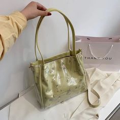 Kylethomasw New Autumn Winter Tote HandBag Korean Fashion Flower Print Y2k Aesthetic All Match Casual High-capacity Women Shoulder Bag Large Capacity Green Satchel For Spring, Square Shoulder Bag For School In Spring, Rectangular Satchel For School In Spring, Rectangular Spring School Satchel, Trendy Spring Satchel For School, Winter Tote, Black Rucksack, Bags For Teens