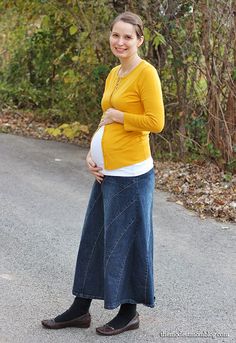 Pregnancy Update: Week 21! Modest Party Dress, Fall Outfits Skirts Modest, Girlie Clothes, Modest Mom, Maternity Skirts, Uniqlo Style, Jeremiah 1, Glorify God