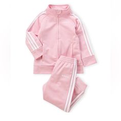 Adidas Girls Sweatsuit Pink Size 5 Kids Girls. Condition Is New With Tags. Jacket And Pants In Beautiful Pink . Pink Tracksuit For Sports In Spring, Pink Spring Tracksuit For Sports, Pink Sportswear Tracksuit For Sports, Pink Sportswear Tracksuit, Spring Sports Sets Sportswear, Spring Sportswear Sets For Sports, Spring Sports Sets, Sporty Spring Sports Sets, Pink Cotton Tracksuit For Sports