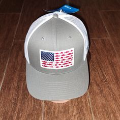 Brand New With Tag No Flaws See Pictures For The Overall Condition Price Is Fixed, Firm And Non-Negotiable We Do Not Accept Any Form Of Offers It Comes From A Non-Smoking And Pet Free Home Thanks For Your Anticipated Patronage Patriotic White Hat For Summer, Adjustable Patriotic Hat For Outdoors, Adjustable Patriotic Outdoor Hat, White Patriotic Adjustable Trucker Hat, White Patriotic Snapback Hat, Patriotic White Trucker Hat With Curved Brim, White Patriotic Hat With Curved Brim, White Patriotic Baseball Cap With Curved Brim, Patriotic White Baseball Cap With Curved Brim