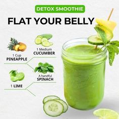 Blend your way to a flatter belly with our Detox Smoothie, formulated to cleanse your body and reduce bloating. This refreshing drink supports digestion and helps you achieve your weight loss goals naturally. Join our 21-Day Detox Smoothie Challenge for a slimmer, healthier you! Click the link in our bio to start your flat belly journey today! Cleansing Smoothies Digestive, Detox Smoothie Flat Belly, Detox Smoothie Cleanse, Cleansing Smoothies, Healthy Detox Drinks, Flatter Belly, Healthy Juicer Recipes, Detox Smoothies, Healthy Juice Drinks