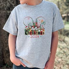 Disneyland Mickey And Friends 2024 Christmas Shirt, Mickey's Very Merry Christmas Party 2024, Disneyland Holiday Family Christmas Tee Experience ultimate comfort with our high-quality, super-soft shirts! ✨ Crafted using top-tier vinyl and pressed with a professional-grade heat press for a premium touch. Before placing your order, check out our color and size charts. Since each shirt is custom-made to your specifications, returns or exchanges are only accepted for order issues. 🎨📐 We collaborat Disneyland Holidays, Very Merry Christmas Party, 2024 Christmas, Very Merry Christmas, Christmas Tees, Mickey And Friends, Family Holiday, Size Charts, Christmas Shirt