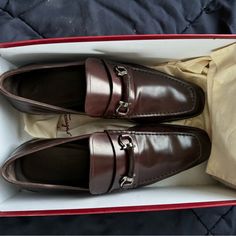 Worn A Few Times. Still In Great Shape. Sizes 10 Salvatore Ferragamo Cantino Loafer. Ferragamo Shoes Mens, Salvatore Ferragamo Shoes, Ferragamo Shoes, Slip Ons, Salvatore Ferragamo, Loafer Shoes, Shoes Mens, Men's Shoes, Loafers