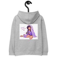 This adorable Aphmau hoody is perfect for all her fans. Aphmau followers will love wearing their favourite Youtuber on their hoodies. Perfect gift for gamers. It has a warm fleecy inside which is perfect for those cooler nights.  * 65% cotton and 35% polyester * 100% cotton exterior Additional size guidelines: S = 6-8yrs M = 8-10yrs L = 10-12yrs XL = 12-14yrs Please note: All Aphmau hoodies are currently shipped from the US. Cartoon Print Hooded Hoodie For Loungewear, Hooded Cartoon Print Loungewear Hoodie, Hooded Fall Sweatshirt Gift, Fall Gift Hooded Sweatshirt, Cotton Hooded Hoodie For Gift, Fall Hooded Sweatshirt, Cotton Hooded Hoodie As Gift, Graphic Print Long Sleeve Hoodie As A Gift, Graphic Print Long Sleeve Hoodie For Gift