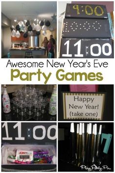 new year's eve party games for kids to play in the living room and kitchen