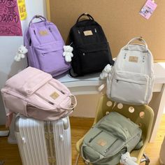 Fashion Female Waterproof Laptop Leisure College Backpack Ladies Student Bag Girl Travel Book Backpack Women Portable School Bag Trendy Waterproof Backpack For Everyday, Trendy Waterproof Backpack For Back To School, Trendy Waterproof Everyday Backpack, Trendy Waterproof Backpack For Outdoor, Trendy Waterproof Backpack For School, Trendy Waterproof Travel Backpack, Back To School Outdoor Bags, College Backpacks, Details Aesthetic