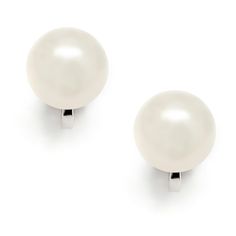 PRICES MAY VARY. LUXURY STYLE: Mariell Clip On Pearl Stud Earrings with Simulated Cultured Freshwater Style Shell Pearls, Measures 3/8" Diameter (9mm), Rich Mother of Pearl Cream Colored Finish, Classic Timeless Design For Bridal or Everyday Wear PERFECT SIZE: Genuine Silver Platinum-Based Rhodium Setting, Lightweight with Comfort Cushion Clip Backs QUALITY DESIGN: Lustrous Light Ivory Shell Pearls with the Luxurious Look and Feel of Fine Cultured Freshwater Pearl Jewelry at a Fabulous Affordabl Fine Pearl Jewelry, Freshwater Pearl Jewelry, Oyster Pearl, Button Style, Pearl Cream, Ivory Pearl, Freshwater Cultured Pearls, Pearl Stud Earrings, Pearl Studs