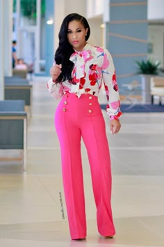 Loud Fashion, Palooza Pants, Hot Pink Outfit, Pink Dress Outfits, Neon Prom Dresses, Outfit Ideas For Church, Fall Fashion Skirts, Sparkly Prom Dress, Gaun Fashion