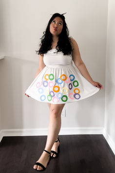 DIY Froot Loops Costume | Lynn Mumbing Mejia - Fun Easy DIY Halloween Costume Idea! Costume Ideas For Women