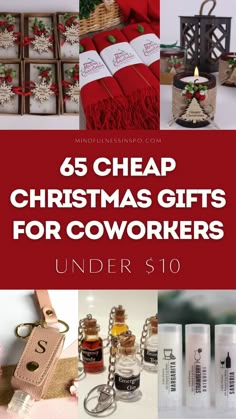 65 cheap Christmas gifts for coworkers under $10 Featuring Christmas Pashmina Shawl by Happy Times Favors, Christmas Personalized Candle Favor by Happy Times Favors,  Christmas Scent Soap Favors by Happy Days Art UK, Cocktail Lip Balm, Personalized Sanitizer Bottle Keychain by HumeWood Gifts, Emergency Alcohol Keychain by The Whispering Woods. more cheap Christmas gifts for coworkers on mindfulnessinspo.com Stocking Stuffers For Office Workers, Cheap Xmas Gifts For Coworkers, Stocking Stuffers For Co Workers, Small Co Worker Gifts, Employee Stocking Stuffers, Small Gift Ideas For Coworkers Christmas, Gift Ideas For Work Friends, Easy Office Christmas Gifts, Christmas Goody Bag Ideas For Coworkers