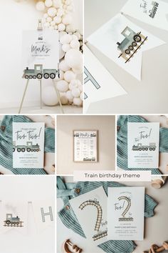 a collage of photos showing different types of wedding stationery