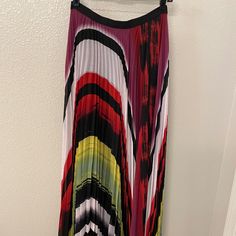 New W/Tags Stunning Alice + Olivia Maxi Skirt. The Skirt Showcases Beautiful Pleats In Vibrant Multicolor, Adding A Pop Of Color To Any Outfit. Designed For Women, This Skirt Is Perfect For Any Occasion And Is Brand New With Tags Attached. The Flowy And Flattering Style Is Sure To Turn Heads And Make A Statement. Retail:$ 484 Multicolor Pleated Midi Skirt For Summer, Multicolor Long Pleated Summer Skirt, Multicolor Long Pleated Skirt For Summer, Multicolor Long Pleated Skirt, Elegant Multicolor Summer Maxi Skirt, Elegant Multicolor Maxi Skirt For Summer, Fitted Multicolor Pleated Maxi Skirt, Summer Multicolor Fitted Pleated Skirt, Spring Multicolor Pleated Flowy Skirt