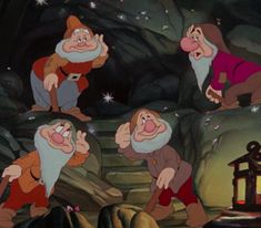 snow white and the seven dwarfs from disney's animated film, snow white and the seven dwarfs