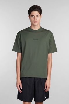 T-Shirt in green polyester, round neck, short sleeves, logo print on front, straight hem, 100% cotton, Made in ItalyGender: MenMaterial: POLYESTERColor: GREENMade in: DEProduct ID: 405018_J47GC0023J20033*Import tax/duty will be calculated at checkout (If applicable) Green Relaxed Fit T-shirt With Logo Print, Casual Green T-shirt With Logo, Green Relaxed Fit T-shirt With Logo, Green Cotton T-shirt With Logo Print, Green Crew Neck T-shirt With Text Print, Green Cotton T-shirt With Logo, Green Graphic Tee With Logo, Green Graphic Tee With Logo Print, Green Sporty T-shirt With Relaxed Fit