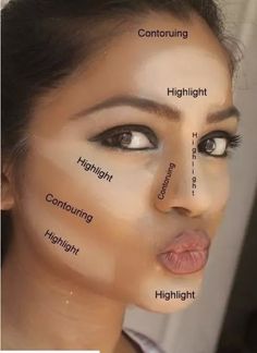 How To Contour Your Face, Makeup Contouring, Tutorial Eyeliner, Contour And Highlight, Contour Tutorial, Contour Makeup Tutorial, Makeup Tip, How To Apply Concealer