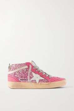 Preppy Golden Goose Purse, Glitter Rosa, Cute Sneakers