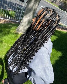 Black Kids Braids Hairstyles, Braids Hairstyles For Black Women, Big Box Braids, Cute Box Braids, Jumbo Box Braids, Big Box Braids Hairstyles, Girl Braided Hairstyles, Goddess Braids Hairstyles, Long Box Braids