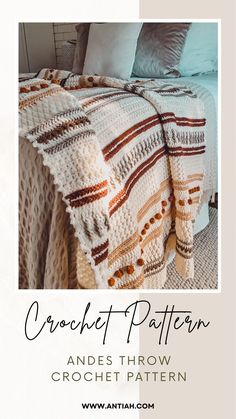 the crochet pattern is shown with text that reads, crochet patterns and shows