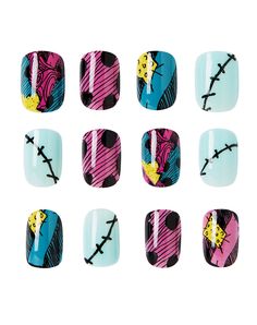 Nbc Nails The Nightmare Before Christmas, Sally Nails Nightmare Before Christmas, Sally Nightmare Before Christmas Nails, Nbc Nails, Jack And Sally Nails, Christmas Lollipop Holder Svg