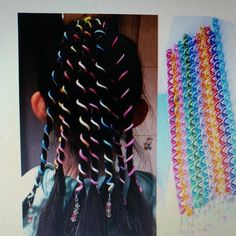 Fun And Different 6-Piece Set Kids Curler Hair Braids. Comes In Multiple Colors Hair Braids Color, Braids Color, Braiding Hair Colors, Curler Hair, Kids Curly Hairstyles, Girl Hair Accessories, Hair Braids, Kids Braided Hairstyles, Kids Hair Accessories