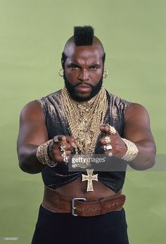 Mr. T as Sgt. Bosco 'B.A.' Baracus 24x36 Poster, Cassandra Peterson, The Wedding Singer, Hip Hop Outfits, Tv Characters, Movie Memorabilia, Vintage Movies